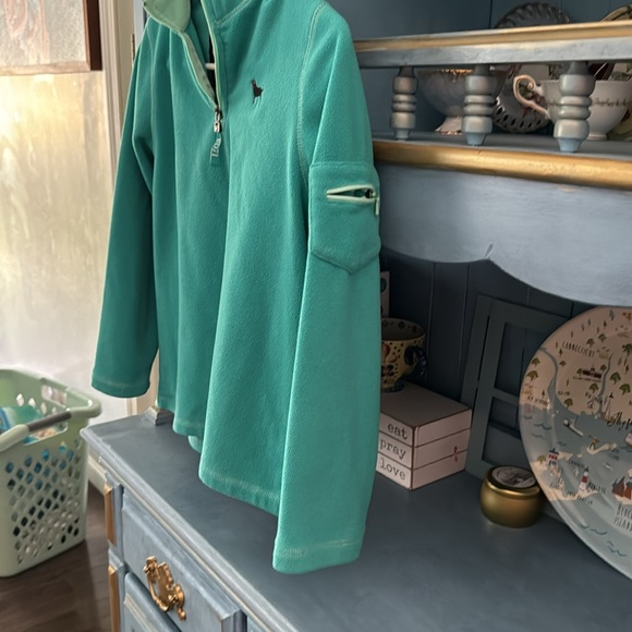 Black dog teal fleece Large - Picture 5 of 8